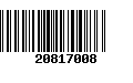 Código de Barras 20817008