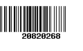 Código de Barras 20820268