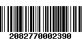 Código de Barras 2082770002390