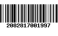 Código de Barras 2082817001997