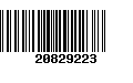 Código de Barras 20829223