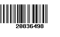 Código de Barras 20836498