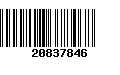 Código de Barras 20837846