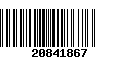 Código de Barras 20841867