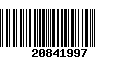 Código de Barras 20841997