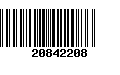 Código de Barras 20842208