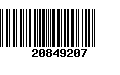 Código de Barras 20849207