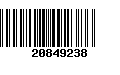 Código de Barras 20849238