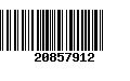 Código de Barras 20857912