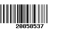 Código de Barras 20858537