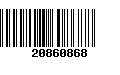 Código de Barras 20860868