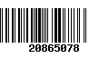 Código de Barras 20865078