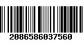 Código de Barras 2086586037560