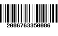 Código de Barras 2086763350086