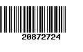 Código de Barras 20872724