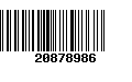 Código de Barras 20878986