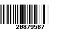 Código de Barras 20879587