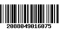 Código de Barras 2088049016075