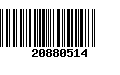 Código de Barras 20880514