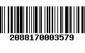 Código de Barras 2088170003579