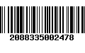 Código de Barras 2088335002478