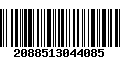 Código de Barras 2088513044085