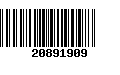 Código de Barras 20891909