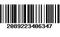 Código de Barras 2089223406347