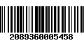 Código de Barras 2089360005458