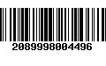 Código de Barras 2089998004496