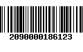 Código de Barras 2090000186123