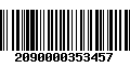 Código de Barras 2090000353457