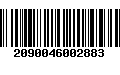 Código de Barras 2090046002883