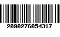 Código de Barras 2090276054317