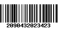 Código de Barras 2090432023423