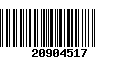 Código de Barras 20904517