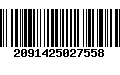 Código de Barras 2091425027558