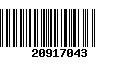 Código de Barras 20917043