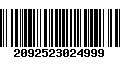 Código de Barras 2092523024999