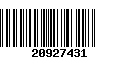 Código de Barras 20927431