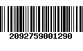 Código de Barras 2092759001290