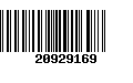 Código de Barras 20929169