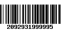 Código de Barras 2092931999995