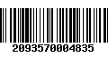 Código de Barras 2093570004835