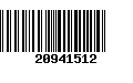 Código de Barras 20941512