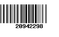 Código de Barras 20942298