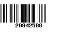 Código de Barras 20942588