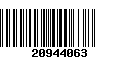 Código de Barras 20944063