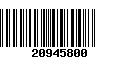 Código de Barras 20945800