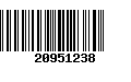 Código de Barras 20951238